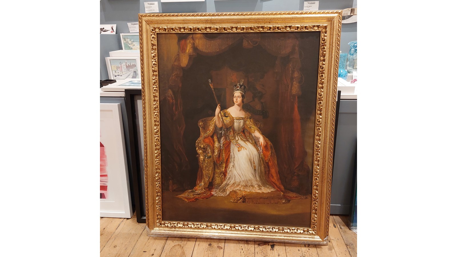 Queen Victoria framed